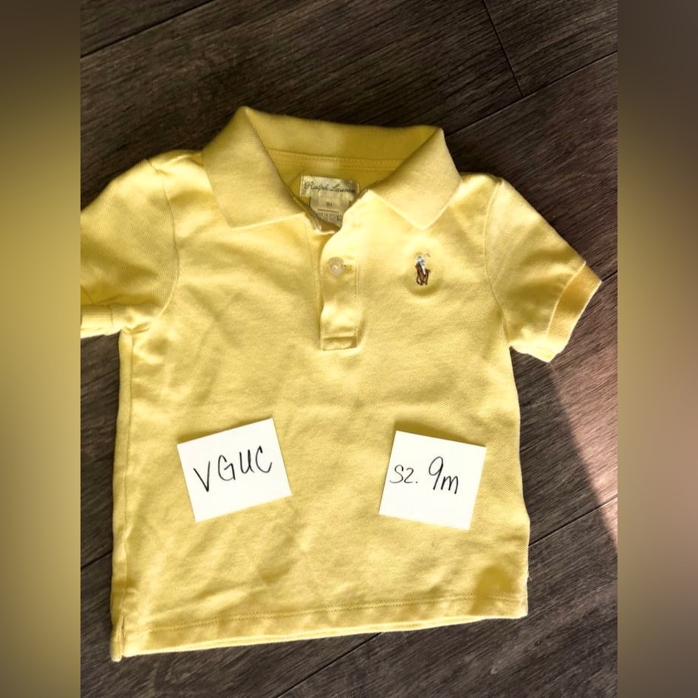 Ralph Lauren Polo size 9m short sleeve top
